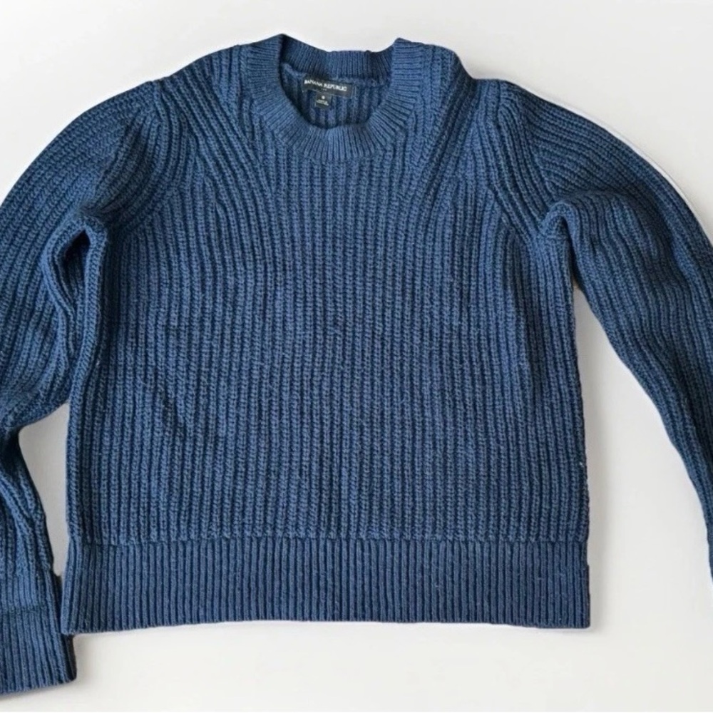 Banana Republic Women’s Navy Knit Pullover Size S